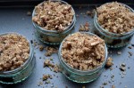 Pear, Chocolate and Pecan Crumbles