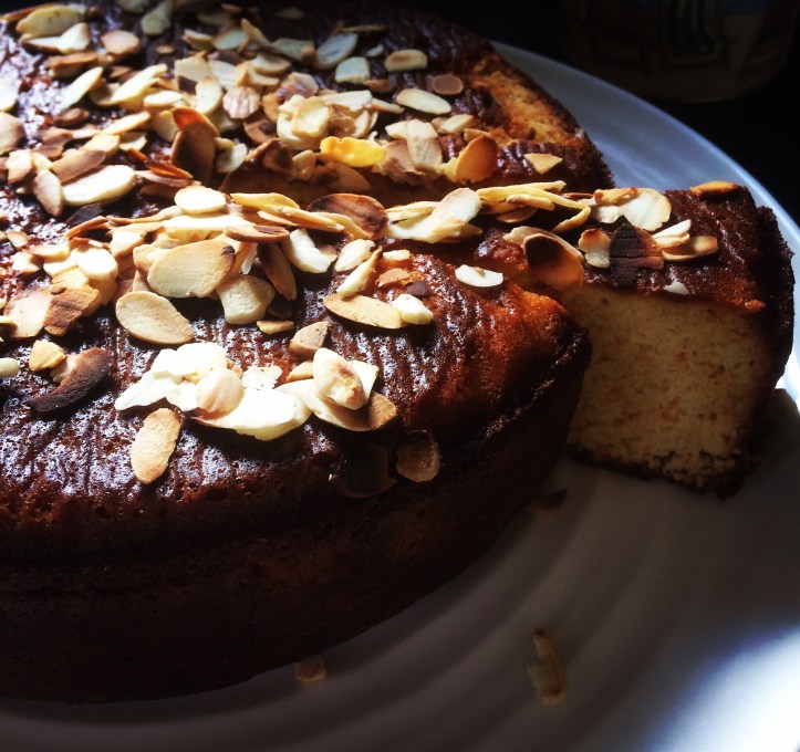 Orange almond cake